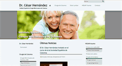 Desktop Screenshot of drcesarhernandez.com